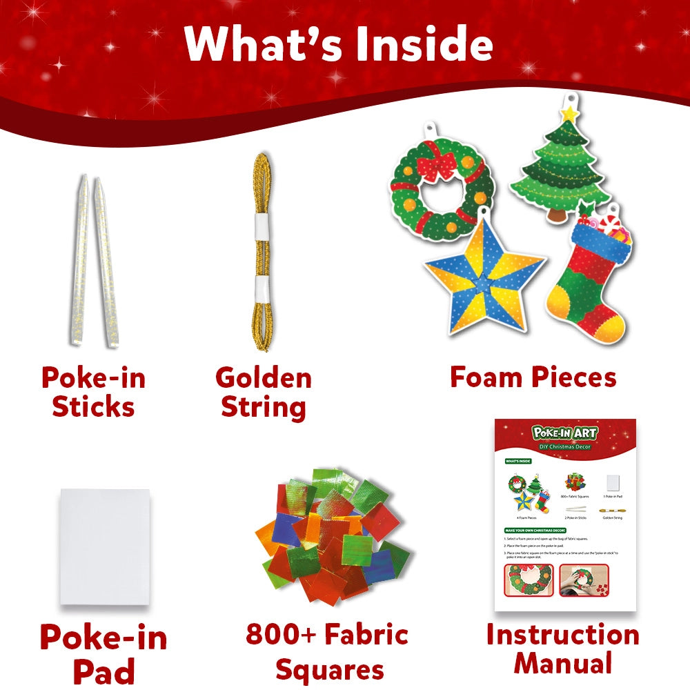 Poke-In Art- DIY Christmas Decor