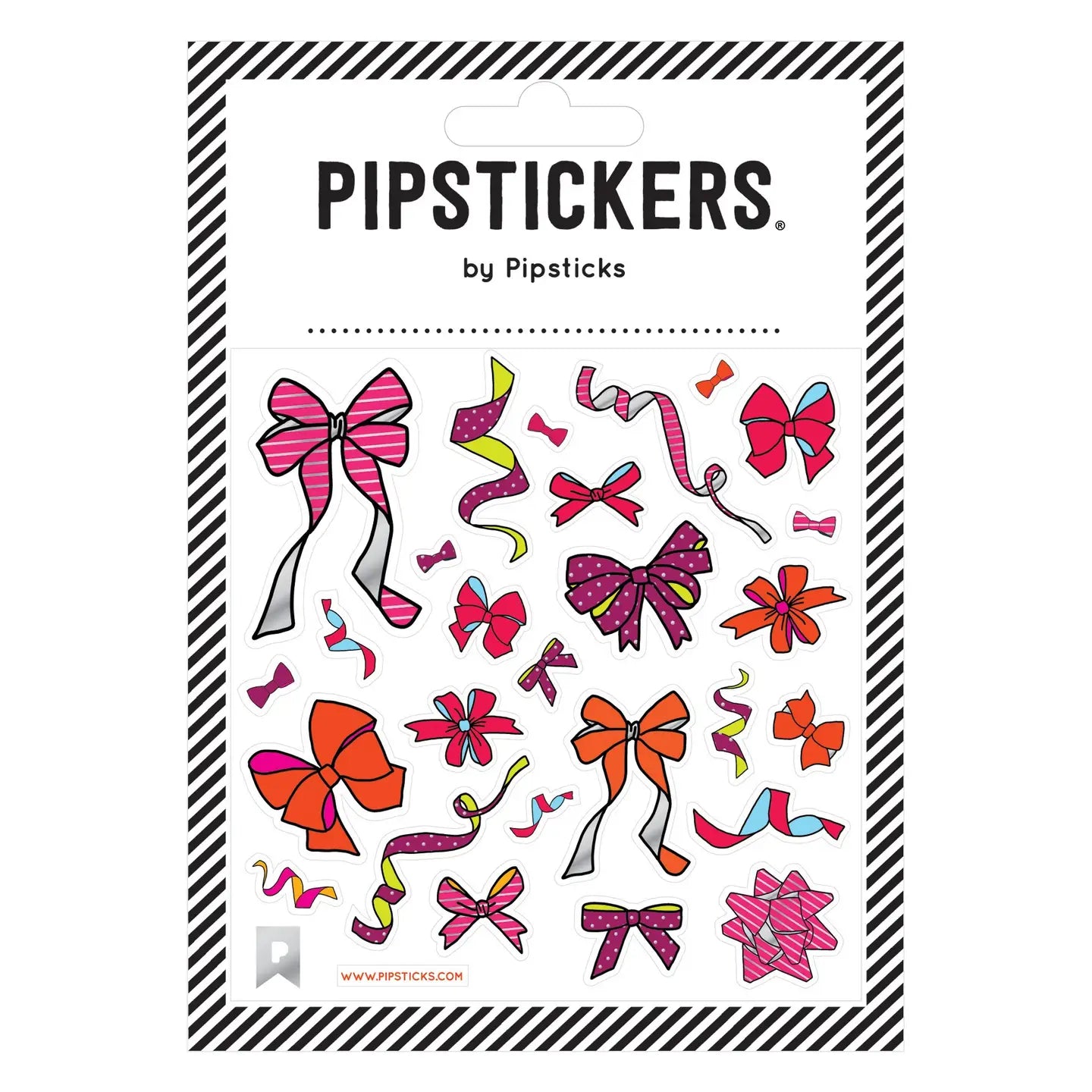 Pipsticks Holiday Sparkle Bows Stickers