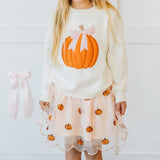 Sweet Wink Coquette Pumpkin Sweater