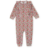 Lila and Hayes Evelyn Girls' Romper - Floral Noel