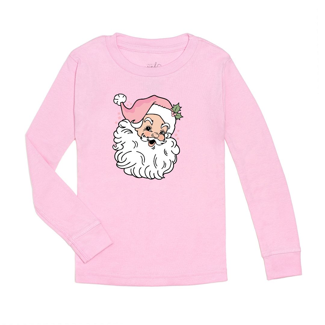 Sweet Wink Retro Santa Long Sleeve Shirt