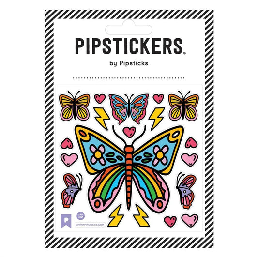 Pipsticks Fuzzy Groovy Butterflies Stickers