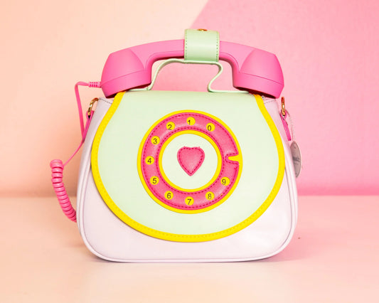 Bewaltz Ring Ring Phone Convertible Handbag- Cotton Candy