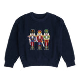 Sweet Wink Nutcracker Patch Sweater