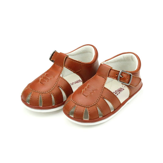 Baby Henry Caged Leather Sandal