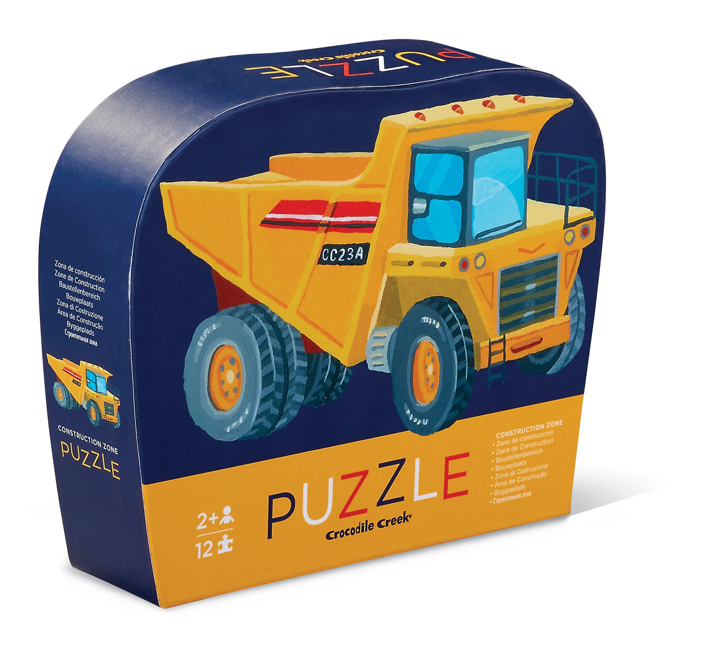 12 Piece Mini Puzzle- Construction Zone