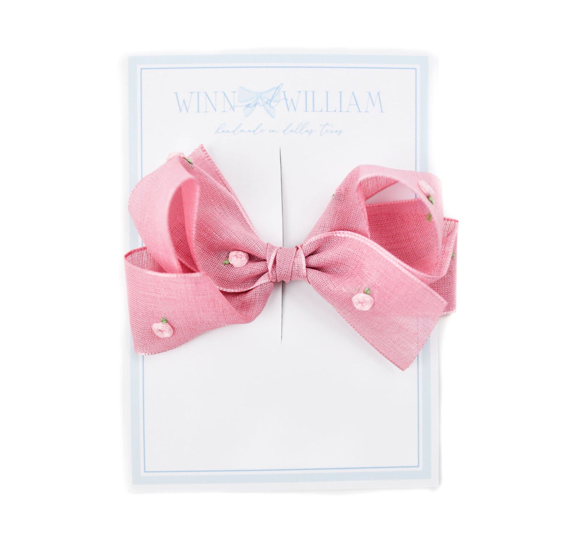 Winn and William Medium Rose Bow