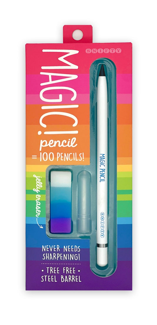 White Magic Pencil and Eraser Set