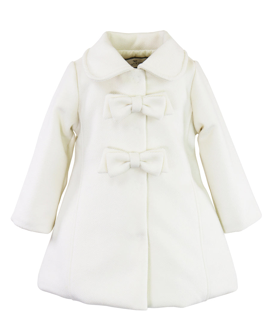 American Widgeon Bow Car Coat - Ivory