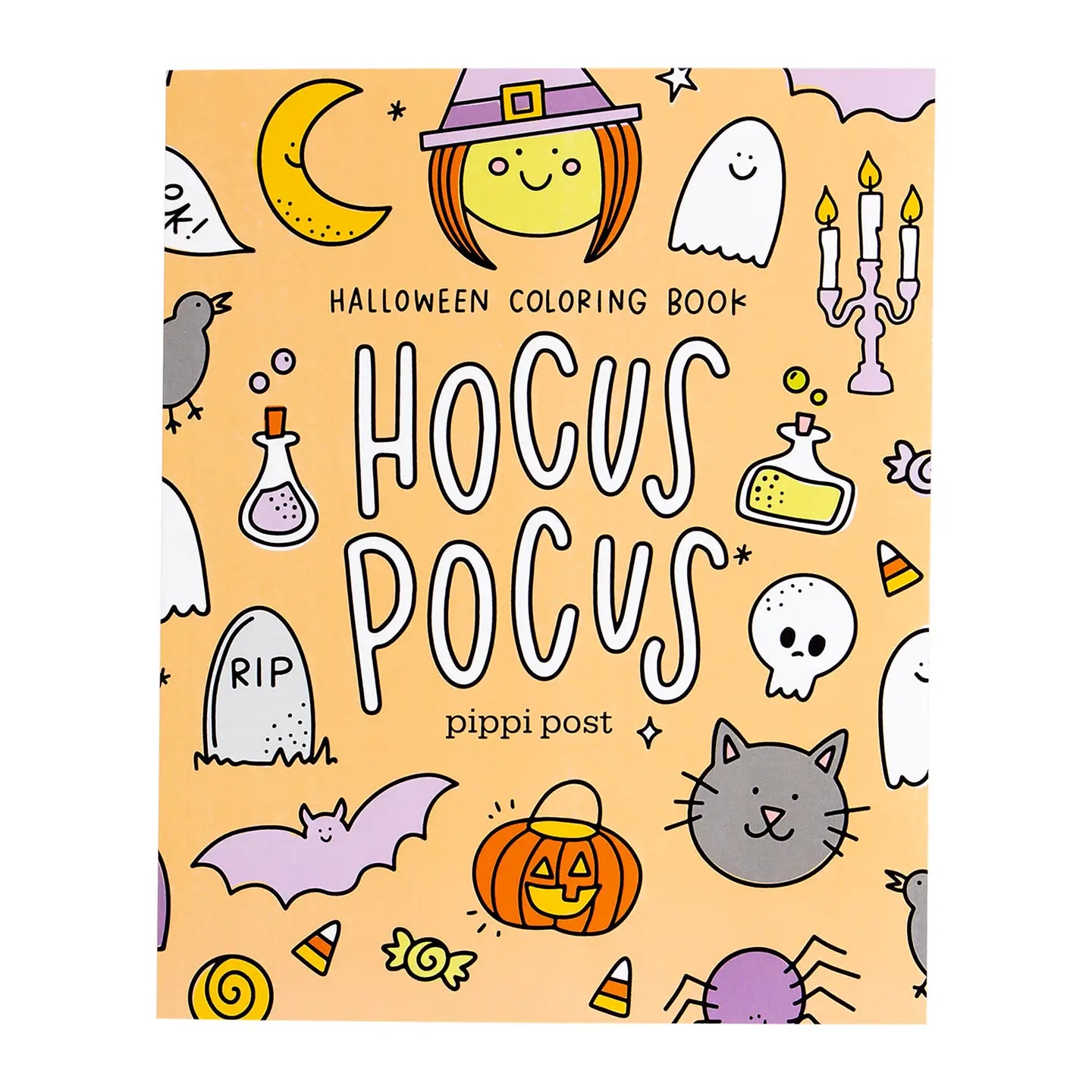 Pippi Post Halloween Coloring Book