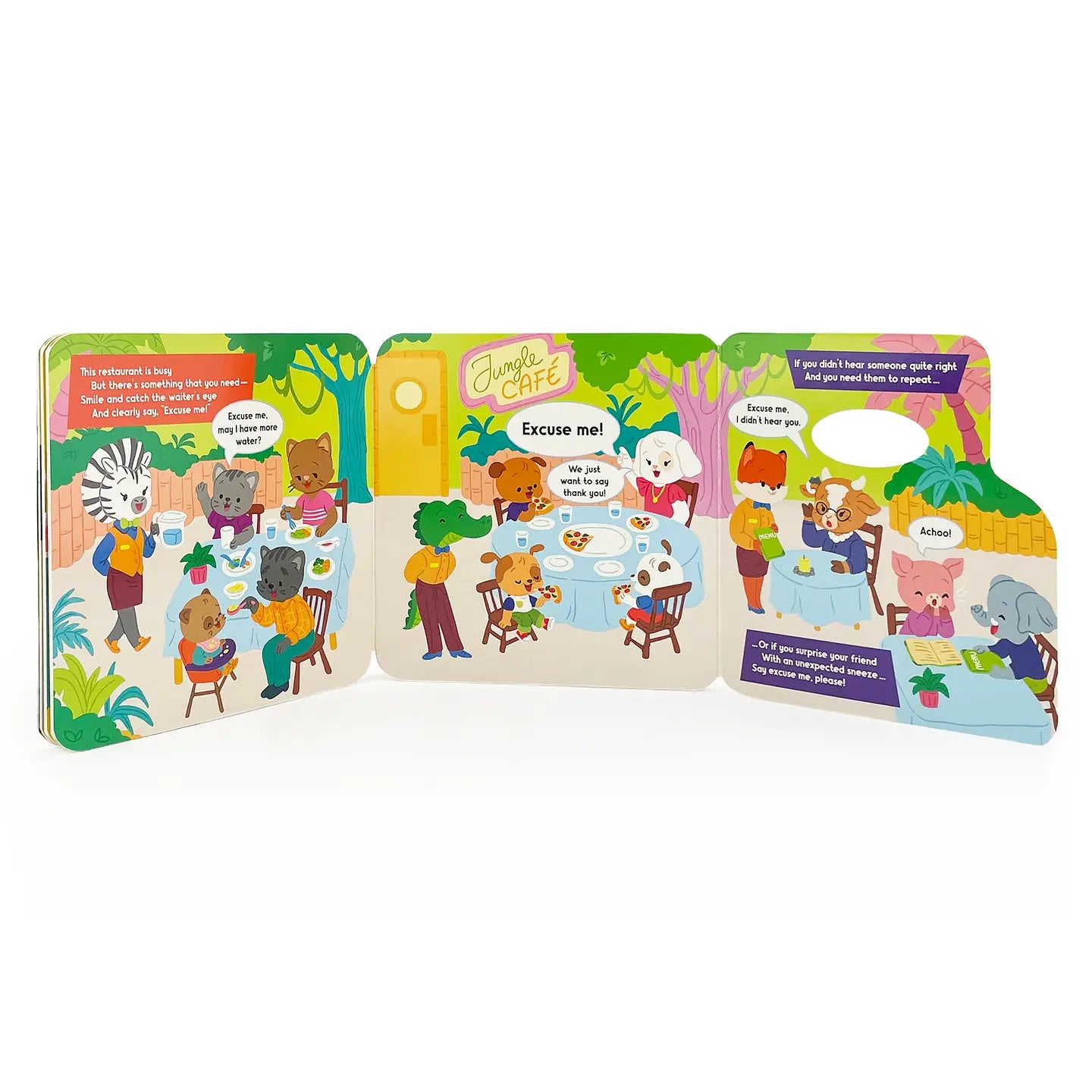 Manners First Peek-A-Flap Interactive Board Book