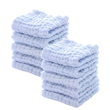 Muslin 6 Layer Burp Cloth- Blue