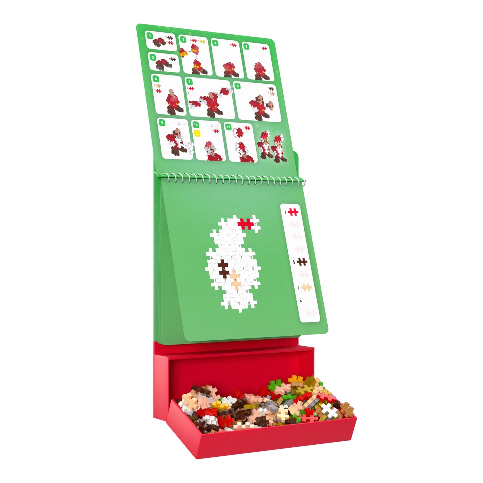 Plus Plus Puzzle By Number Activity Pad - Holiday