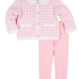 Florence Eiseman Houndstooth Cardigan Sweater Set