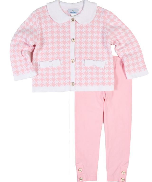Florence Eiseman Houndstooth Cardigan Sweater Set