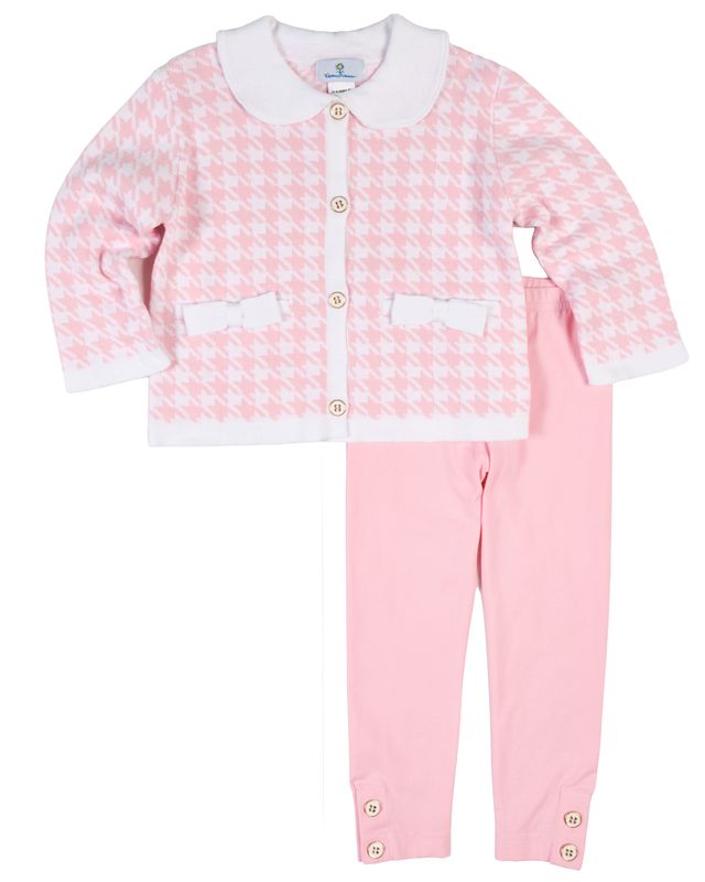 Florence Eiseman Houndstooth Cardigan Sweater Set