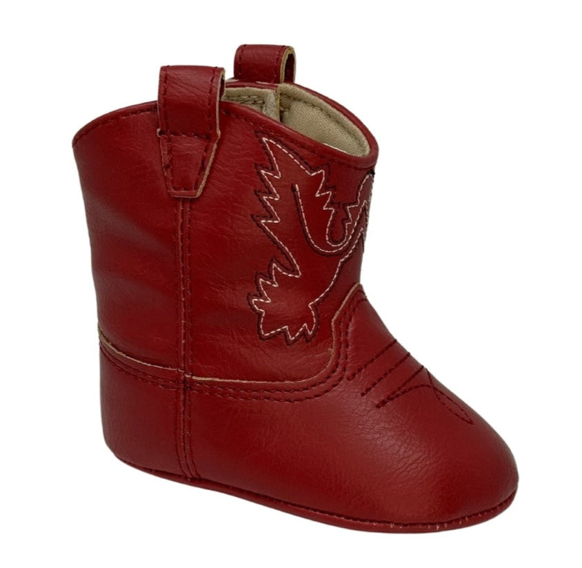 Baby Deer Infant Red Cowboy Boots