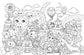A Million Kittens Coloring Book