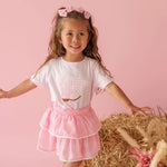 Sweet Wink Pink Bandana Western Skort
