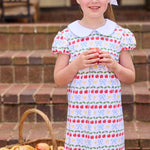 Little English Short Sleeve Evelyn Dress- Apples Days
