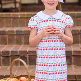Little English Short Sleeve Evelyn Dress- Apples Days