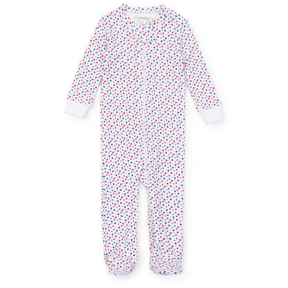 Lila and Hayes Parker Zipper Pajama - Star Spangled
