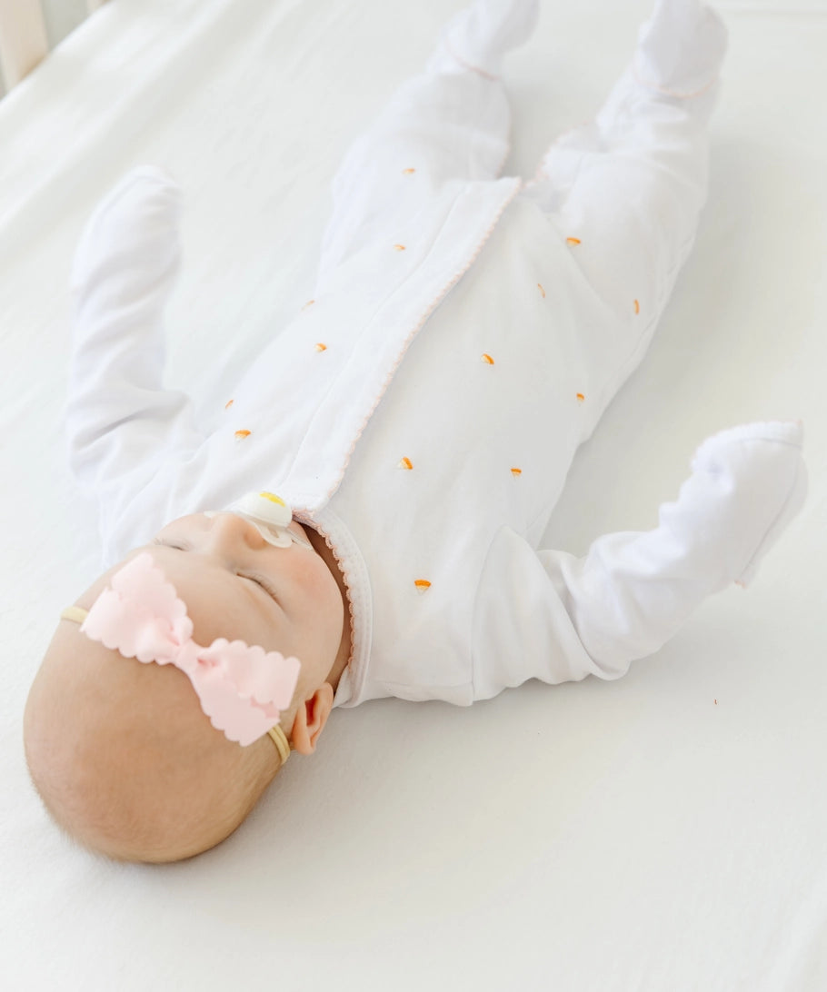 Winn and William Candy Corn Footie