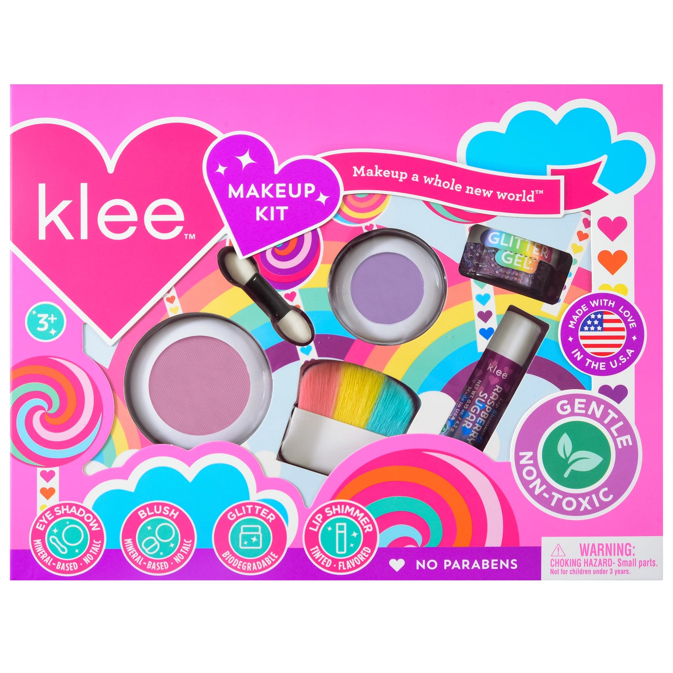 Klee Naturals Whirl With It- Pinwheel Love Mineral Makeup Kit