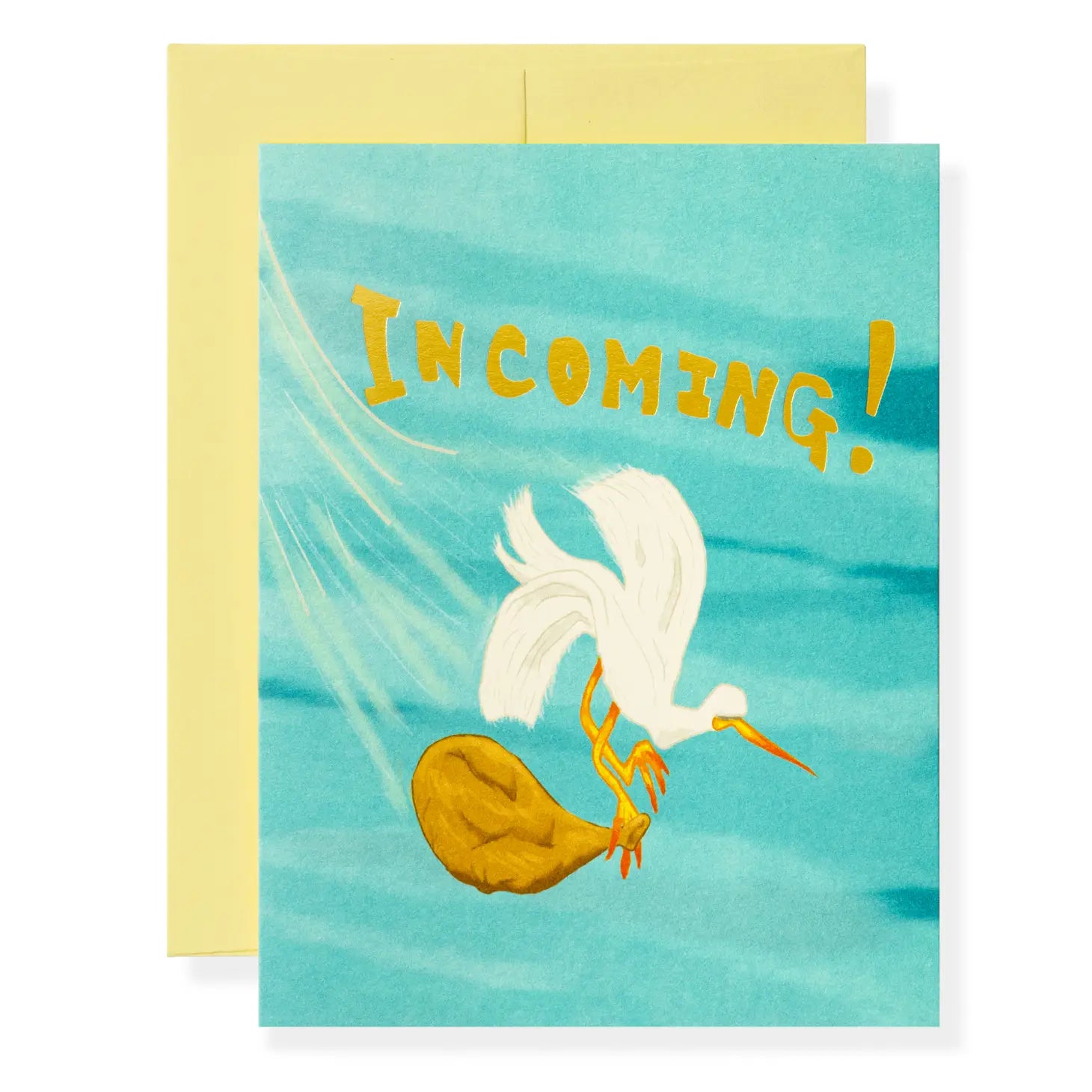 Karen Adams Stork Greeting Card