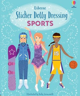 Usborne Books Sticker Dolly Dressing- Sports