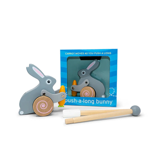 Jack Rabbit Creations Easter Bunny Roll-Along Push Toy