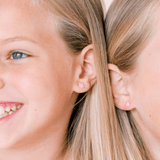 LeMel Kid Enamel Pink Star Stud Earring 14K
