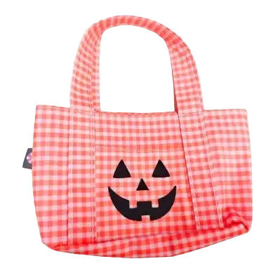 Mint Orange Trick or Treat Tiny Tote