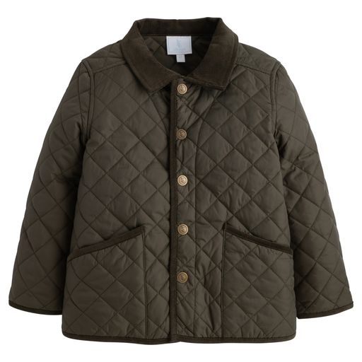 Little English Classic Quilted Jacket - Olive