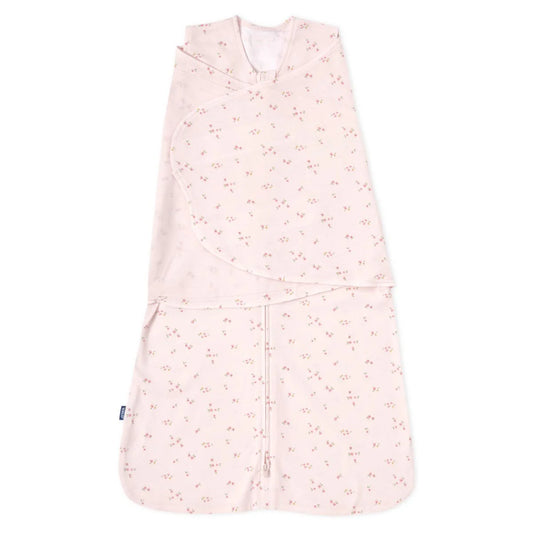 Halo Pink Floral Cotton Swaddle