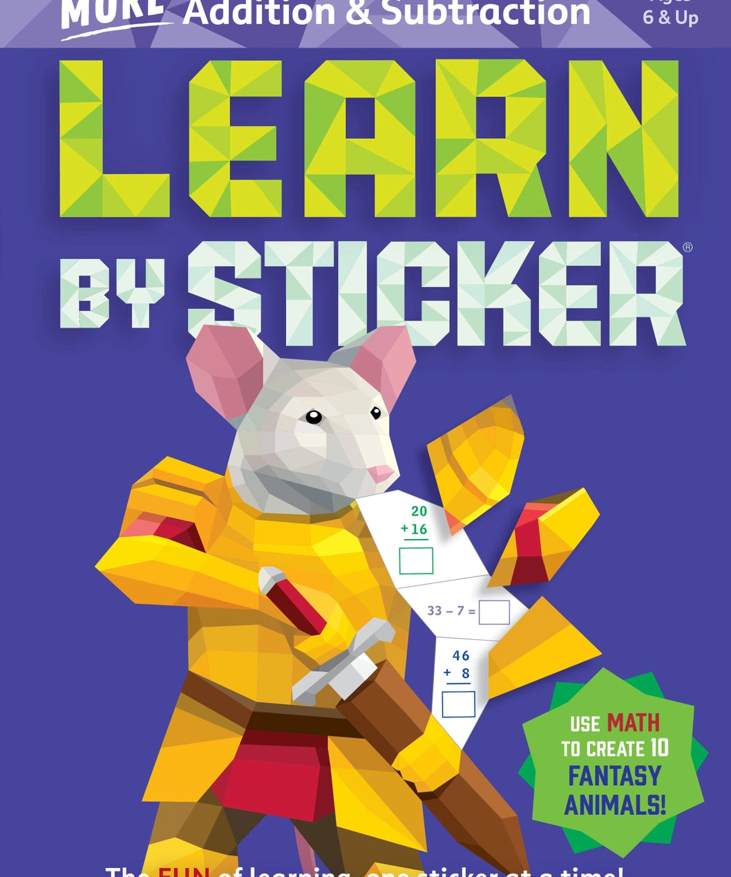 Hachette Books Learn By Sticker: More Addition and Subtraction