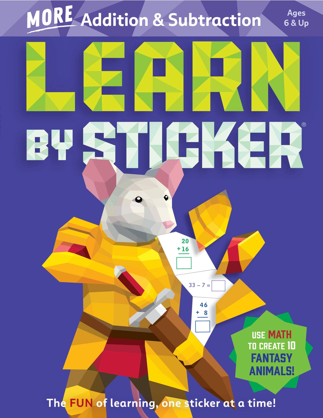 Hachette Books Learn By Sticker: More Addition and Subtraction