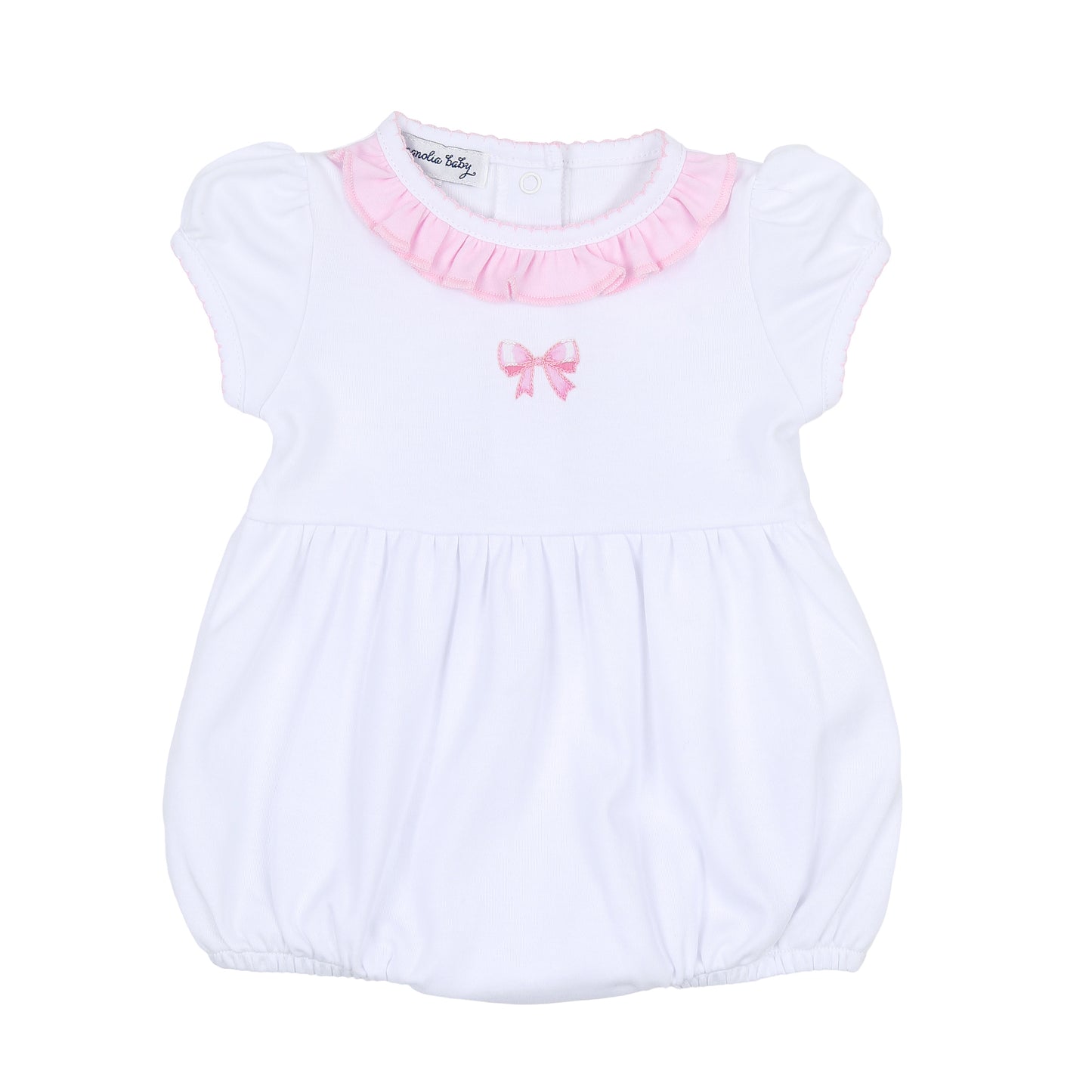 Magnolia Baby Baby Bows Embroidered Bubble