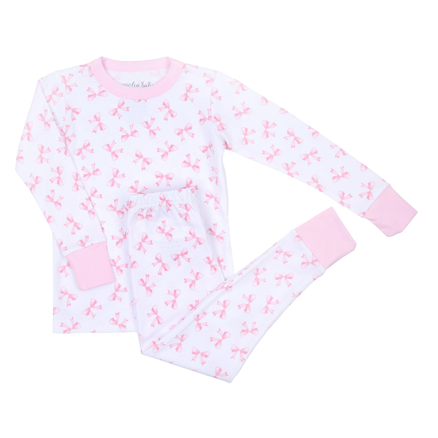 Baby Bows Long Pajamas