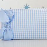 Horizontal Bound 4 x 6 Album- Blue Gingham