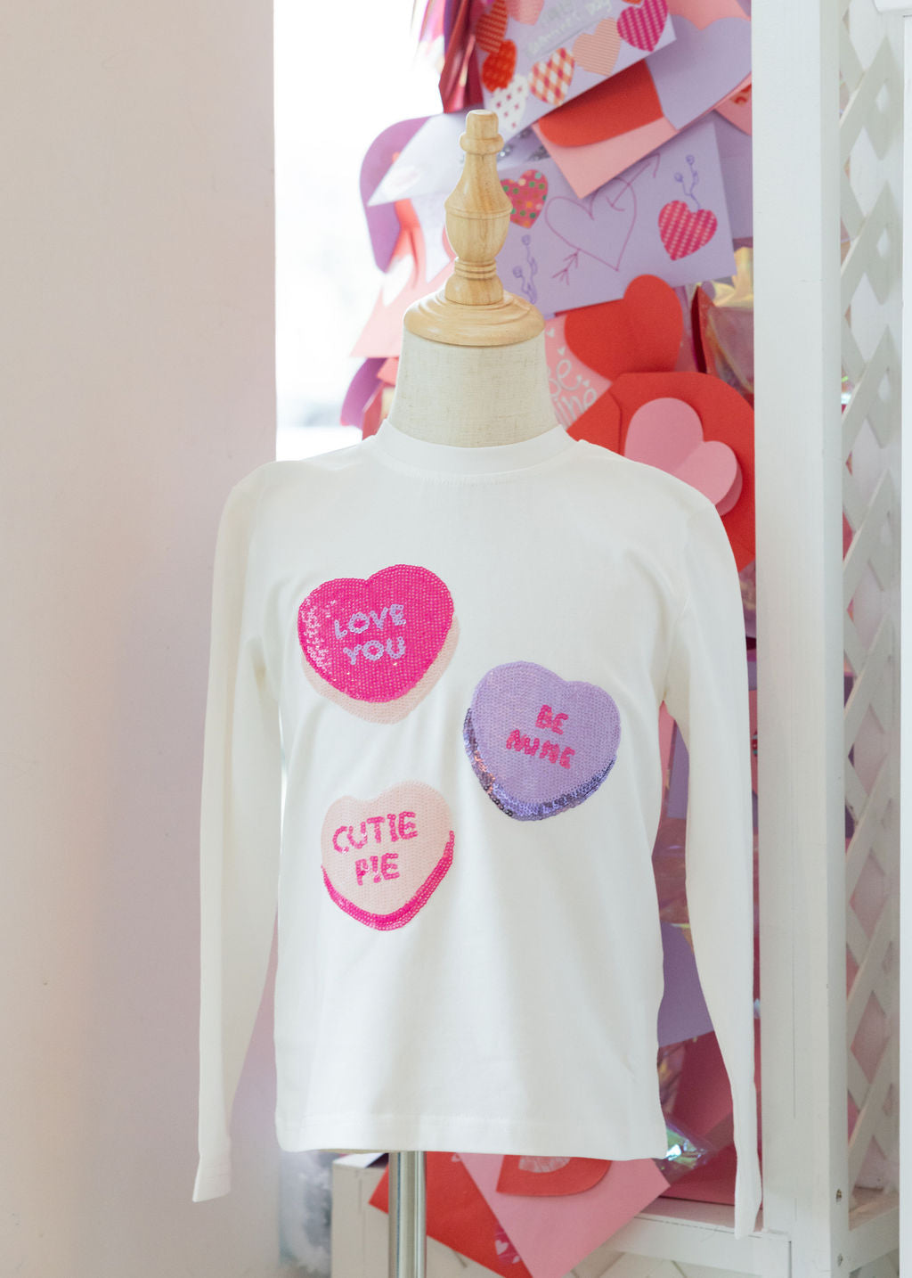 Sweetheart Long Sleeve Shirt- Kid's