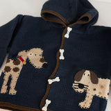 Woof Woof Hooded Knit Sweater