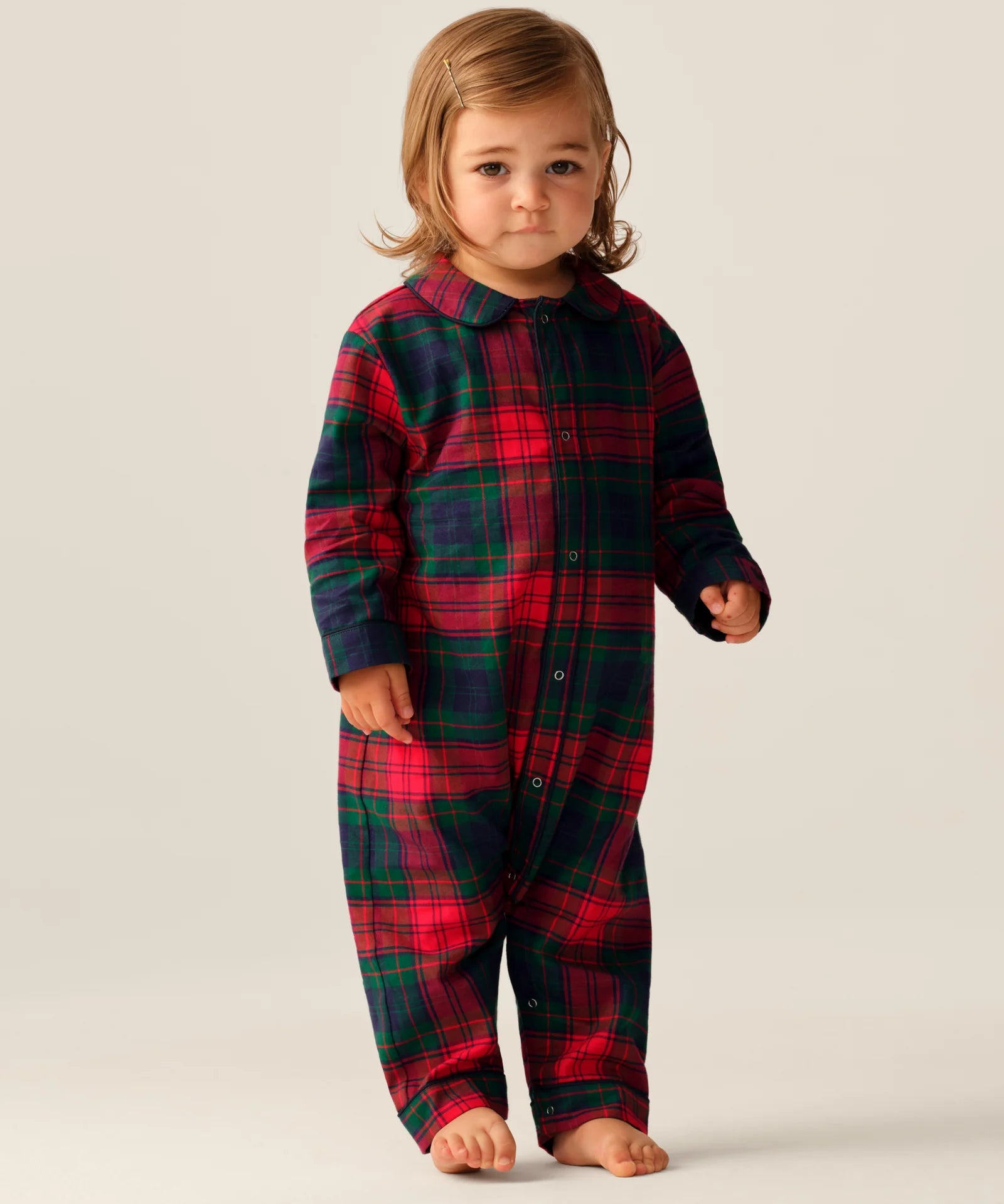 Petite Plume St. James Tartan Cambridge Romper