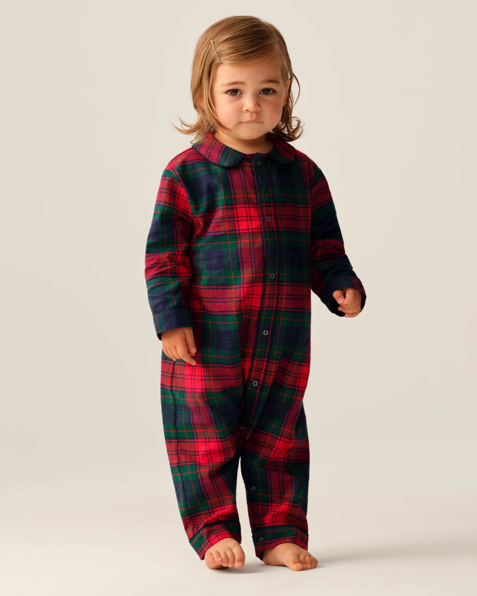 Petite Plume St. James Tartan Cambridge Romper