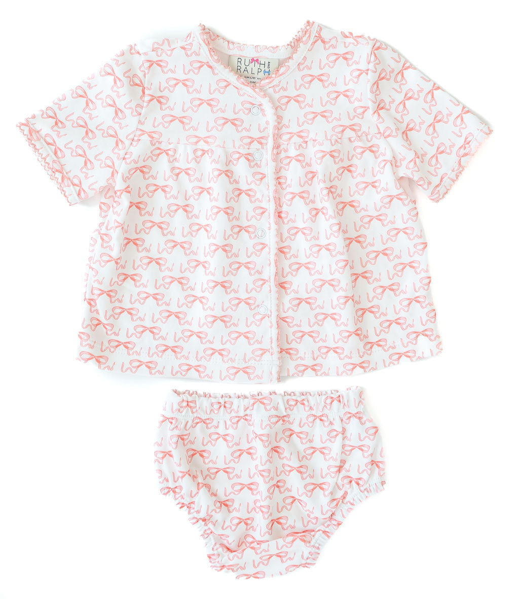 Ruth and Ralph Bows Layette Set