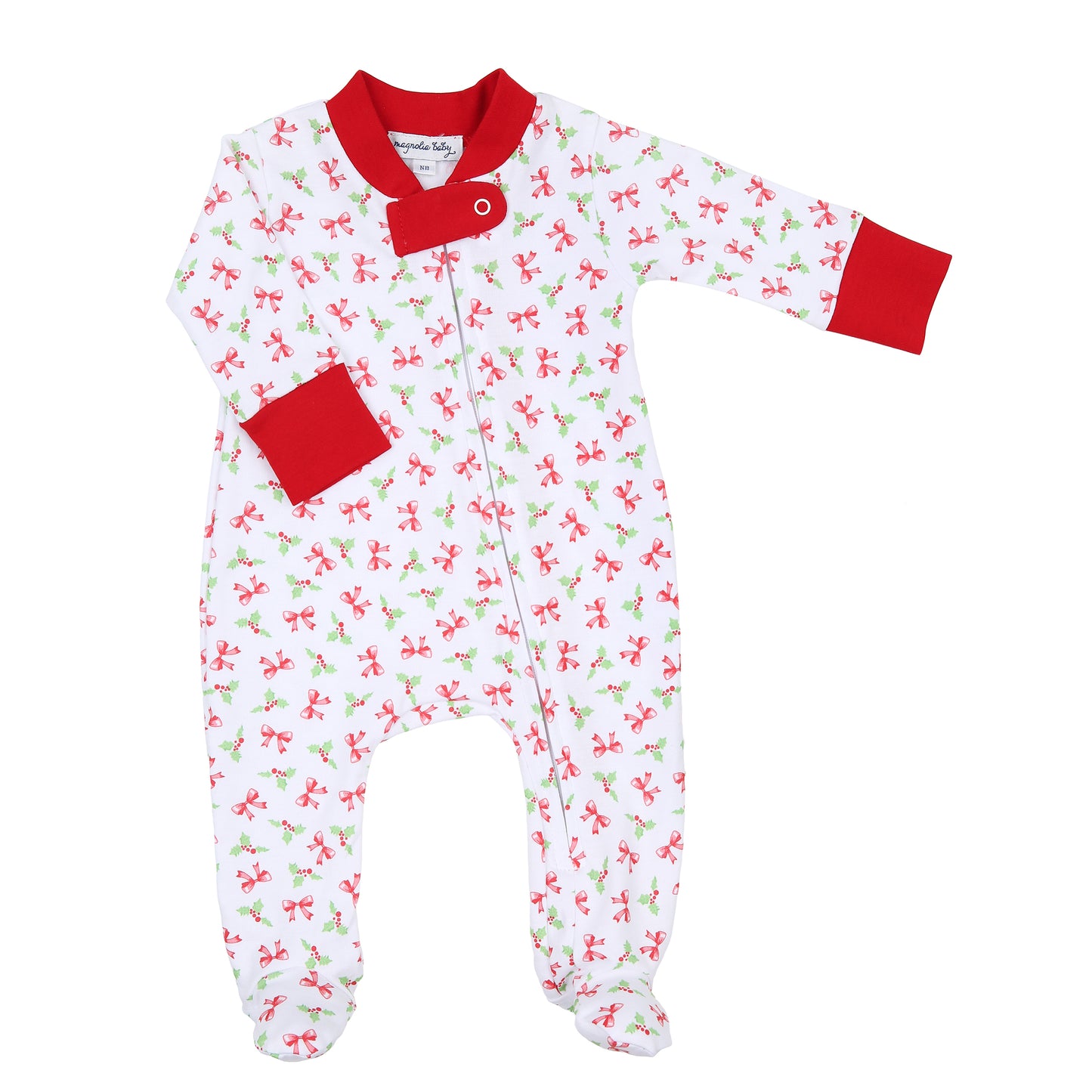 Magnolia Baby Chloe's Classics Printed Zipper Footie