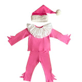 Pink Holiday Elf Costume