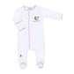 Magnolia Baby Jolly Holiday Embroidered Baby's First Christmas Footie