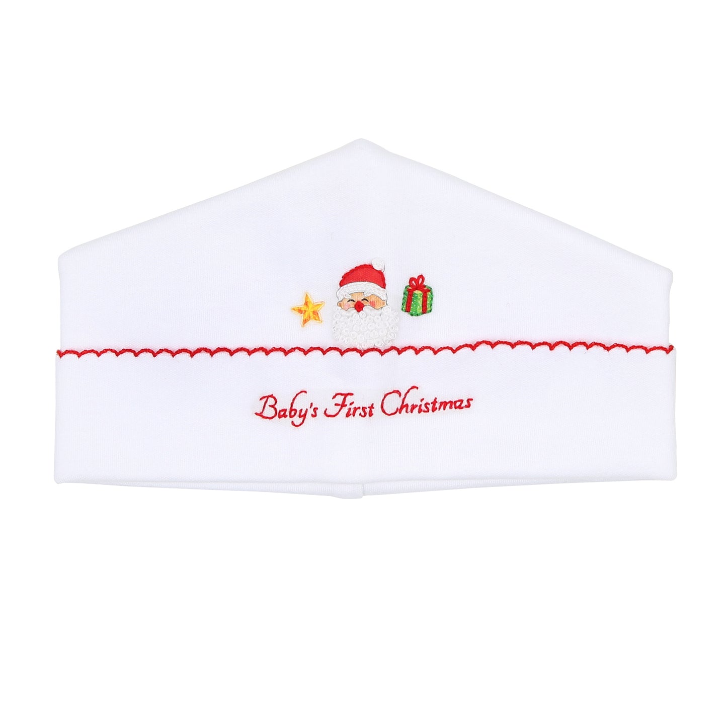 Magnolia Baby Jolly Holiday Embroidered Baby's First Christmas Hat