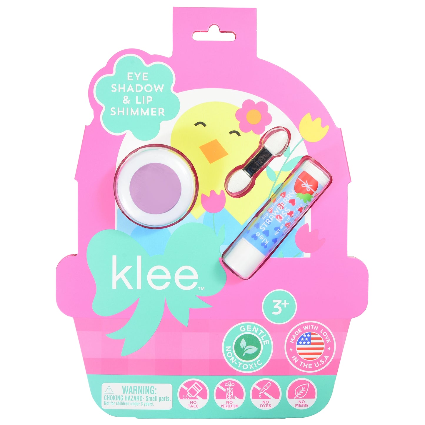 Klee Naturals Kids Petal Bloom - Eye Shadow and Lip Shimmer Set
